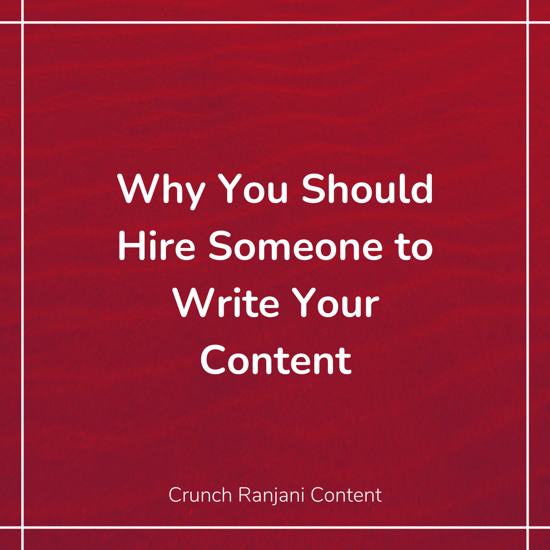 Read more about the article Hire Someone to Write Your Content