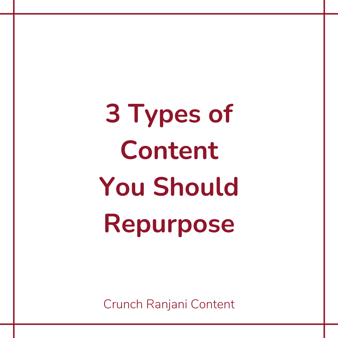 Read more about the article Types of Content You Should Repurpose