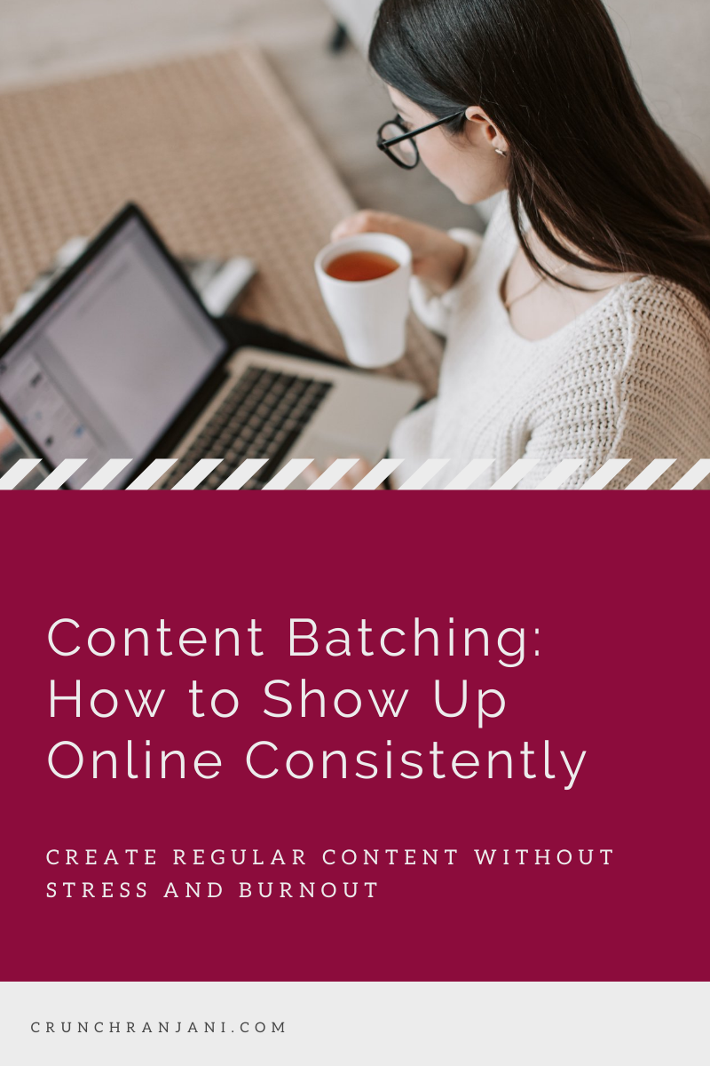 Read more about the article Content Batching: How to Show Up Online Consistently